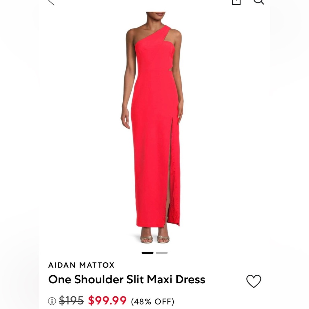 Aidan Mattox Gown Size 4 NWT